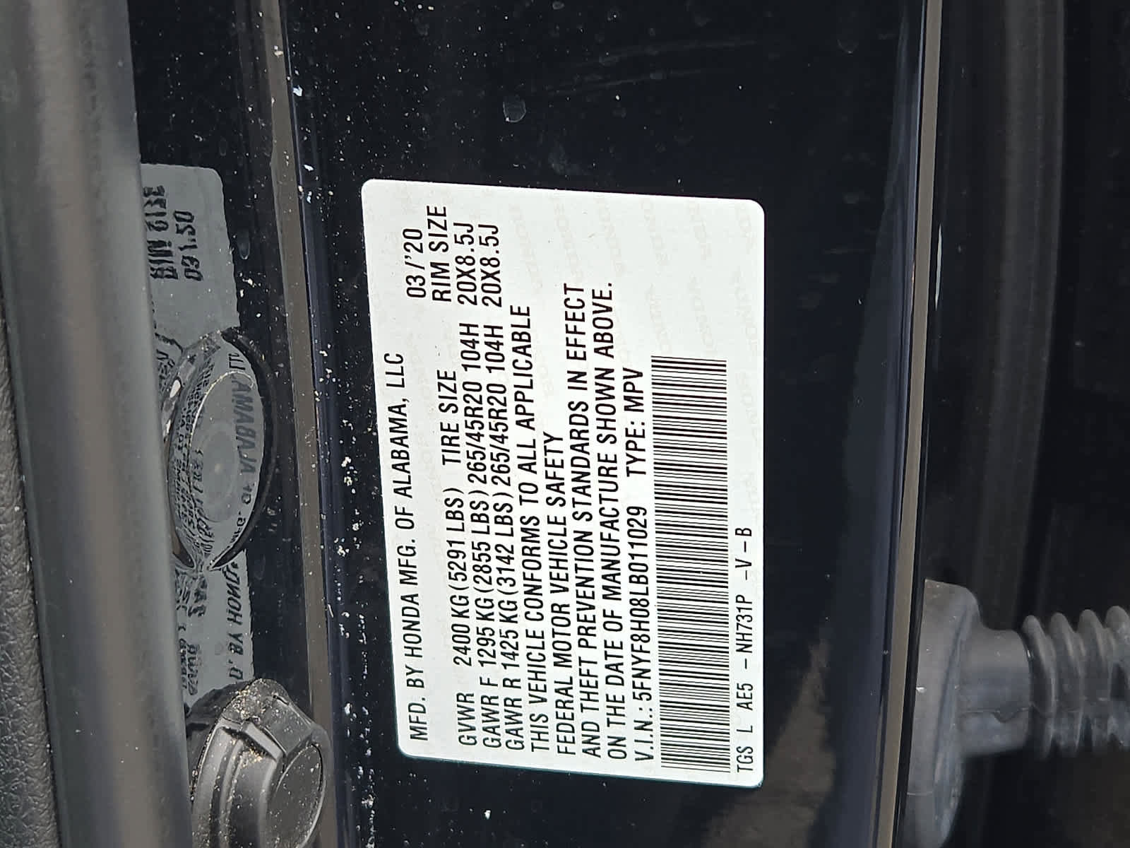 Certified 2020 Honda Passport Elite image 28