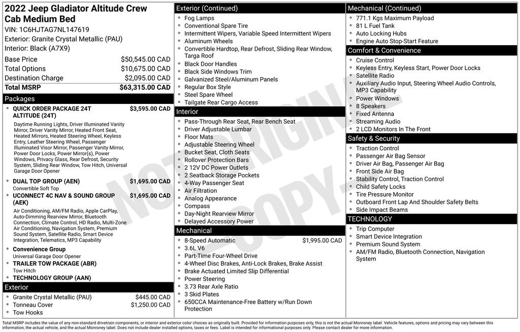 Used 2022 Jeep Gladiator Sport AWD/4WD image 27