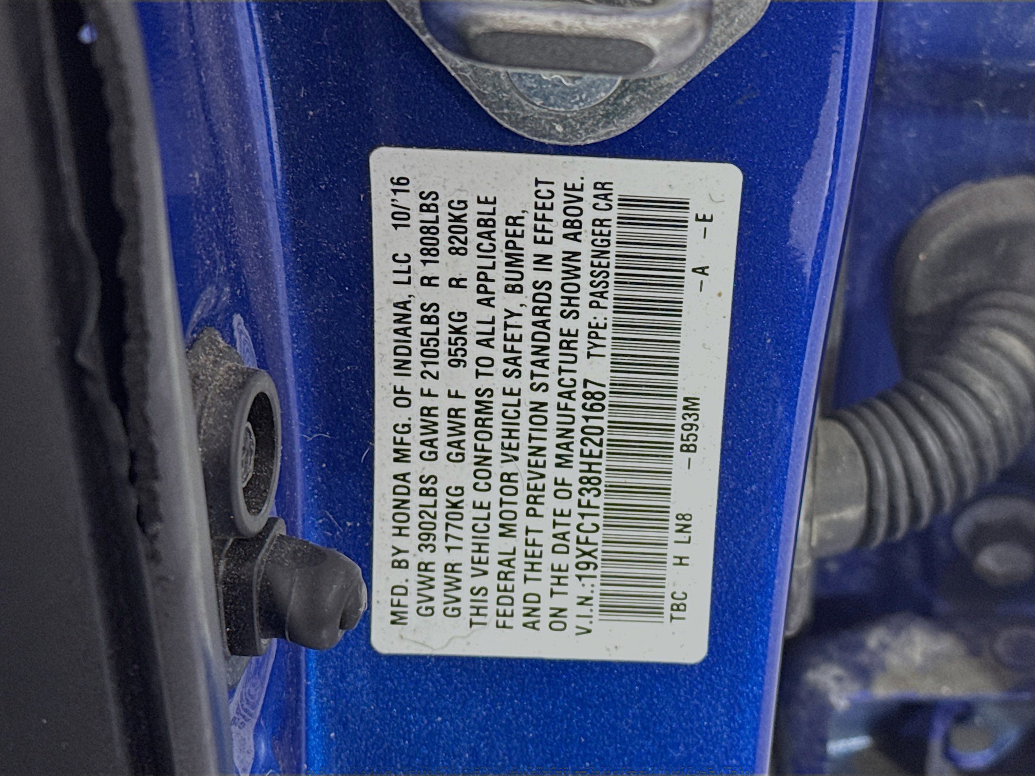 Certified 2017 Honda Civic EX-T image 31