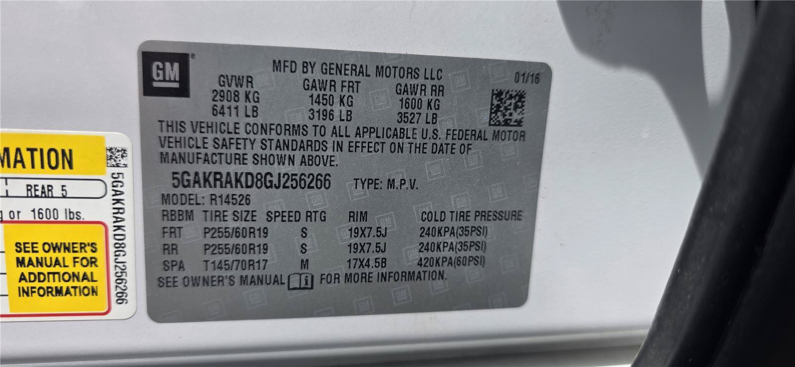 Used 2016 Buick Enclave Convenience w/ Trailering Package FWD image 23