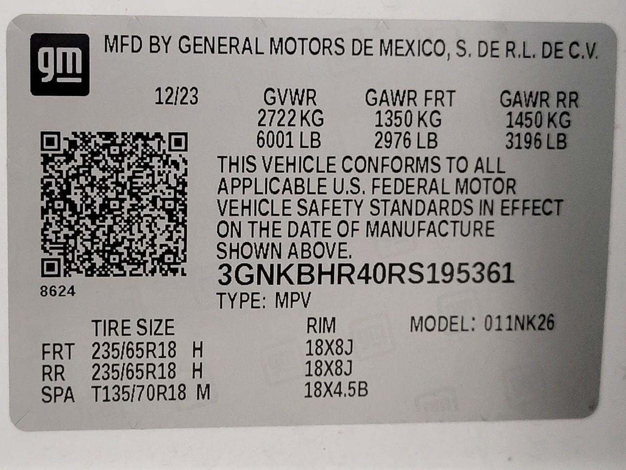 Used 2024 Chevrolet Blazer LT w/ Driver Confidence Package AWD/4WD image 54