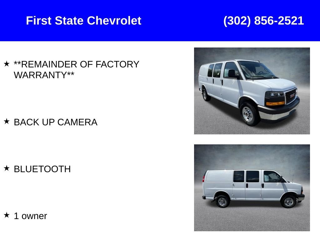 Used 2024 GMC Savana 2500 w/ Driver Convenience Package RWD image 2