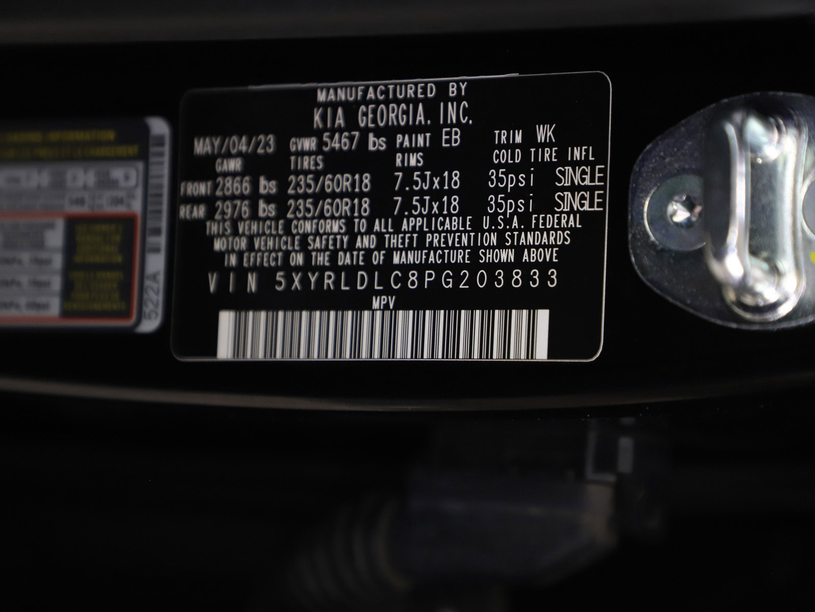 Used 2023 Kia Sorento S w/ Panoramic Sunroof Package image 24