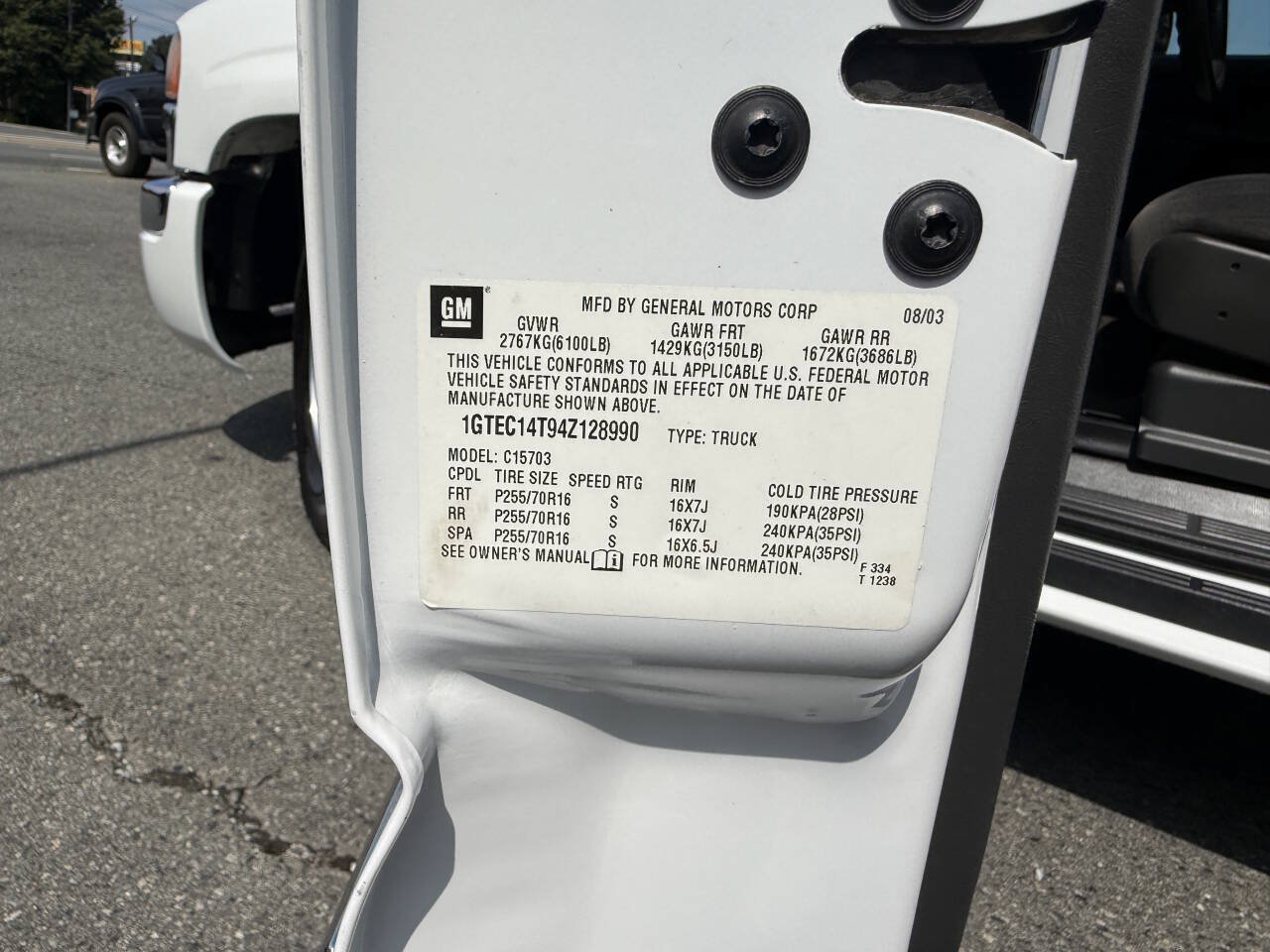 Used 2004 GMC Sierra 1500 SLE w/ Light Duty Power Package RWD image 25