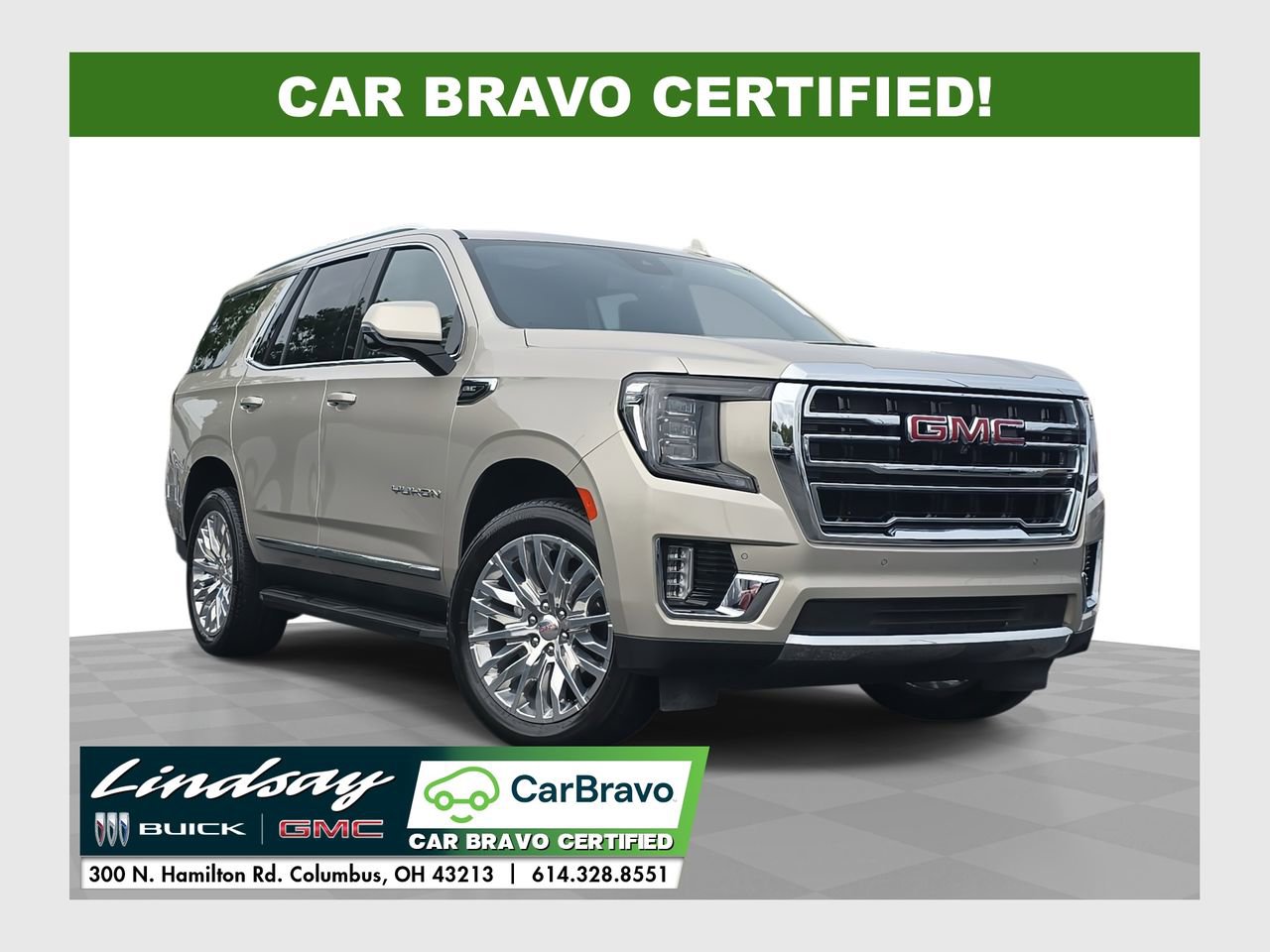 Certified 2023 GMC Yukon SLT w/ SLT Premium Package AWD/4WD image 1
