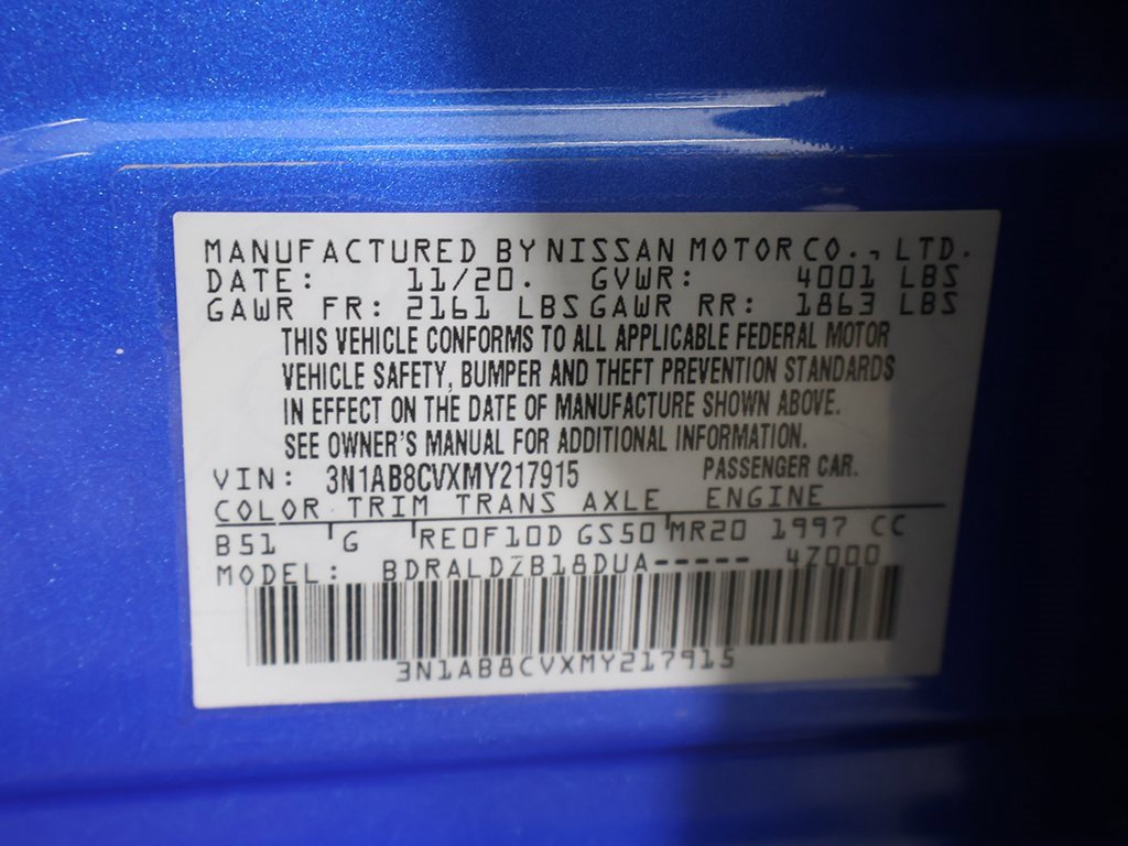 Used 2021 Nissan Sentra SV w/ Trunk Package image 45