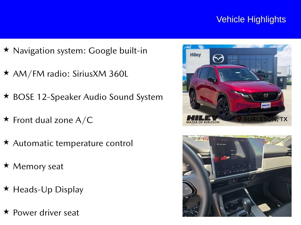 New 2026 MAZDA CX-5 2.5 S w/ Premium Plus Package AWD/4WD image 9