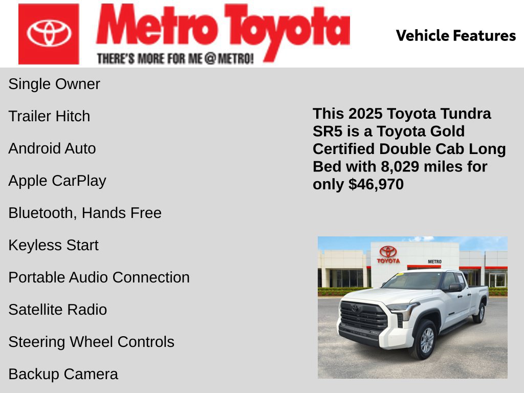 Certified 2025 Toyota Tundra SR5 AWD/4WD image 11