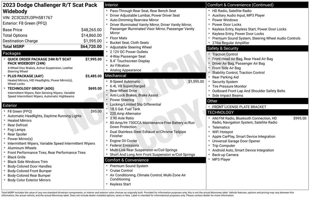 Used 2023 Dodge Challenger R/T Scat Pack image 41