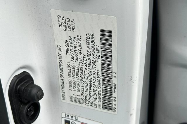 Certified 2019 Honda CR-V EX image 28