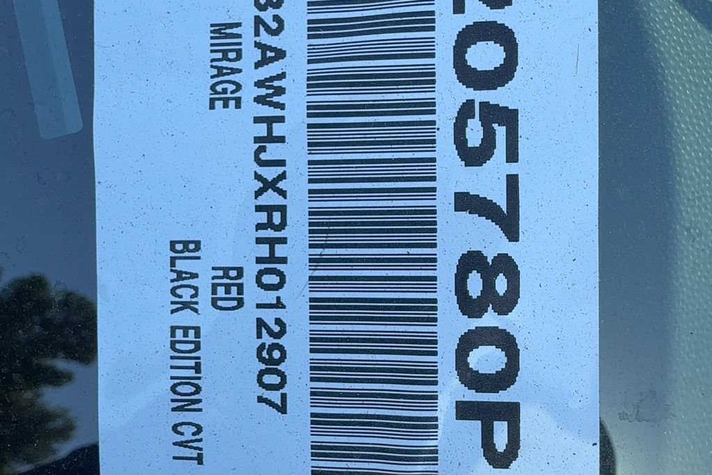 Used 2024 Mitsubishi Mirage Black Edition FWD image 19