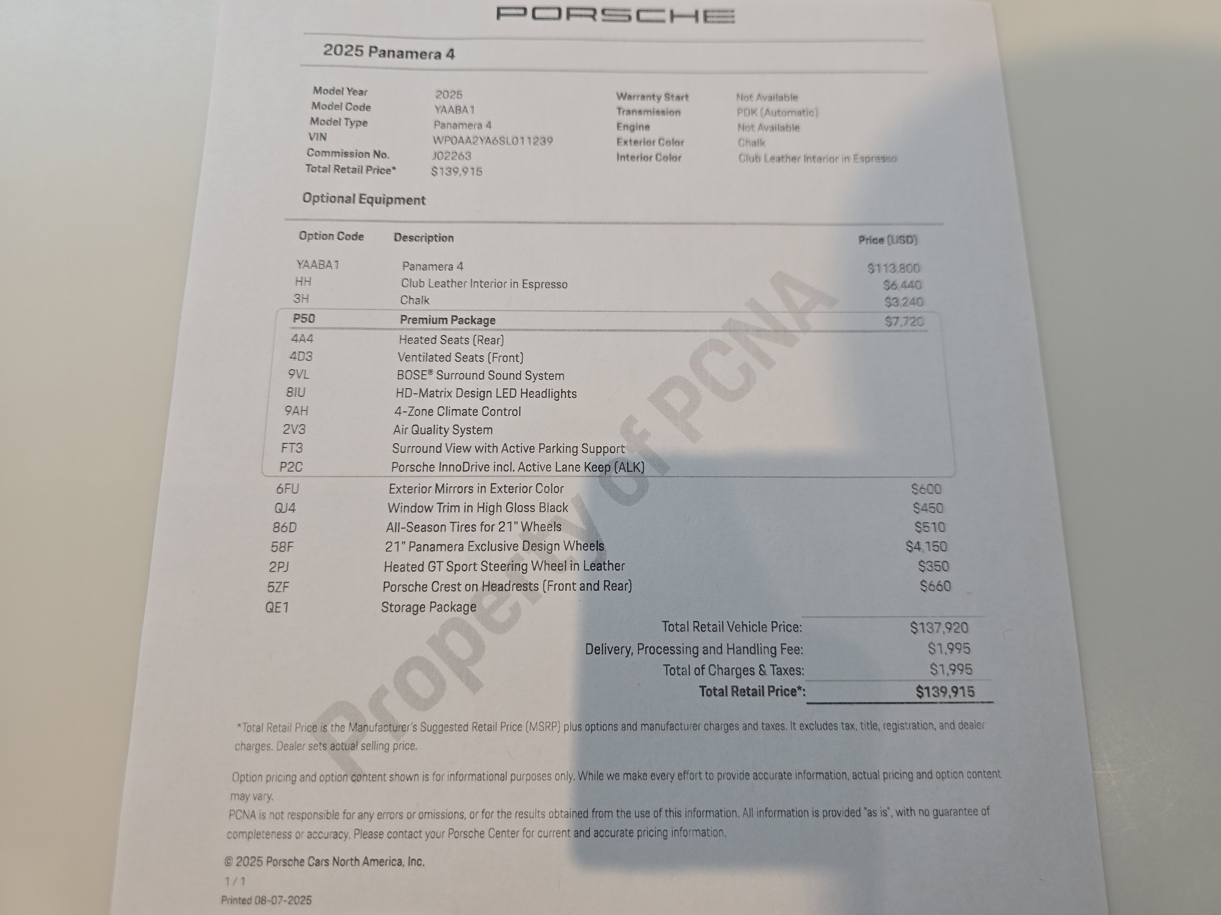 New 2025 Porsche Panamera 4 image 28