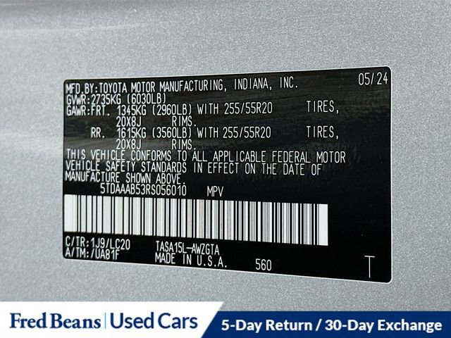 Used 2024 Toyota Grand Highlander Limited image 33