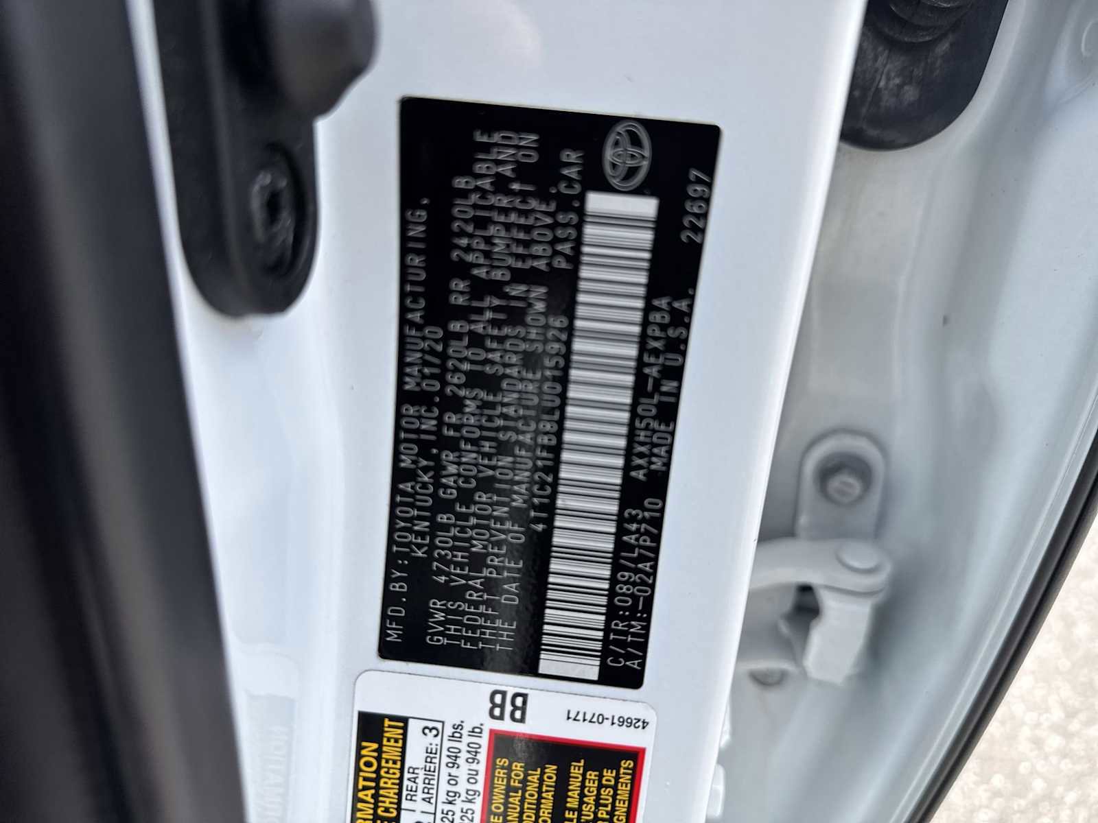 Used 2020 Toyota Avalon Limited FWD image 35