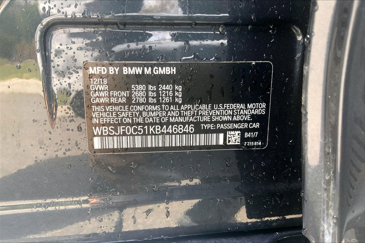 Used 2019 BMW M5 w/ Executive Package AWD/4WD image 4