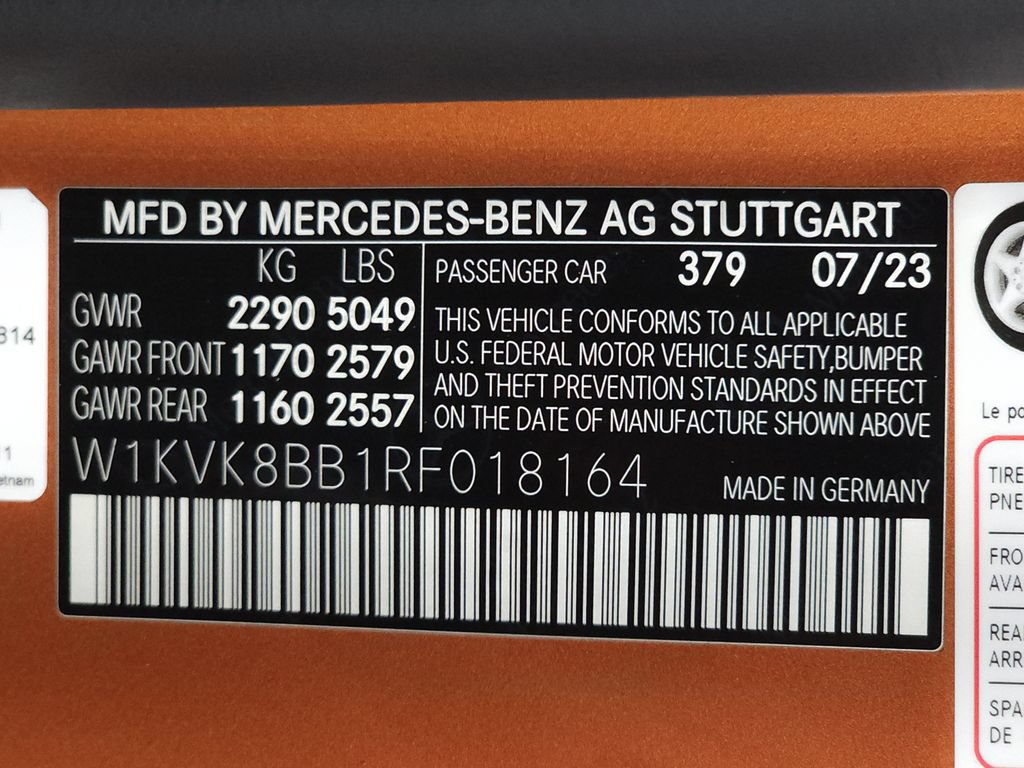 Certified 2024 Mercedes-Benz SL 63 AMG 4MATIC w/ Loaded Compartment Package image 40