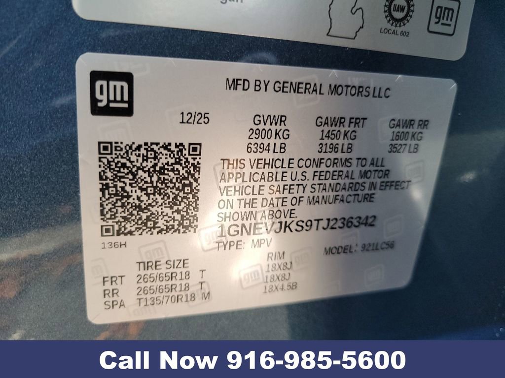 New 2026 Chevrolet Traverse Z71 w/ LPO, Floor Liner Package image 39