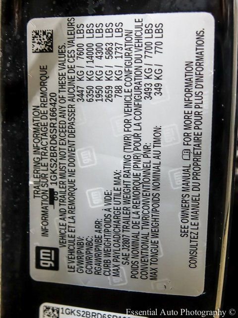 Certified 2025 GMC Yukon Elevation w/ LPO, Floor Liner Package image 30