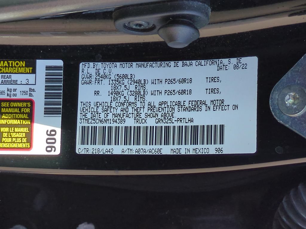Used 2022 Toyota Tacoma Limited RWD image 29