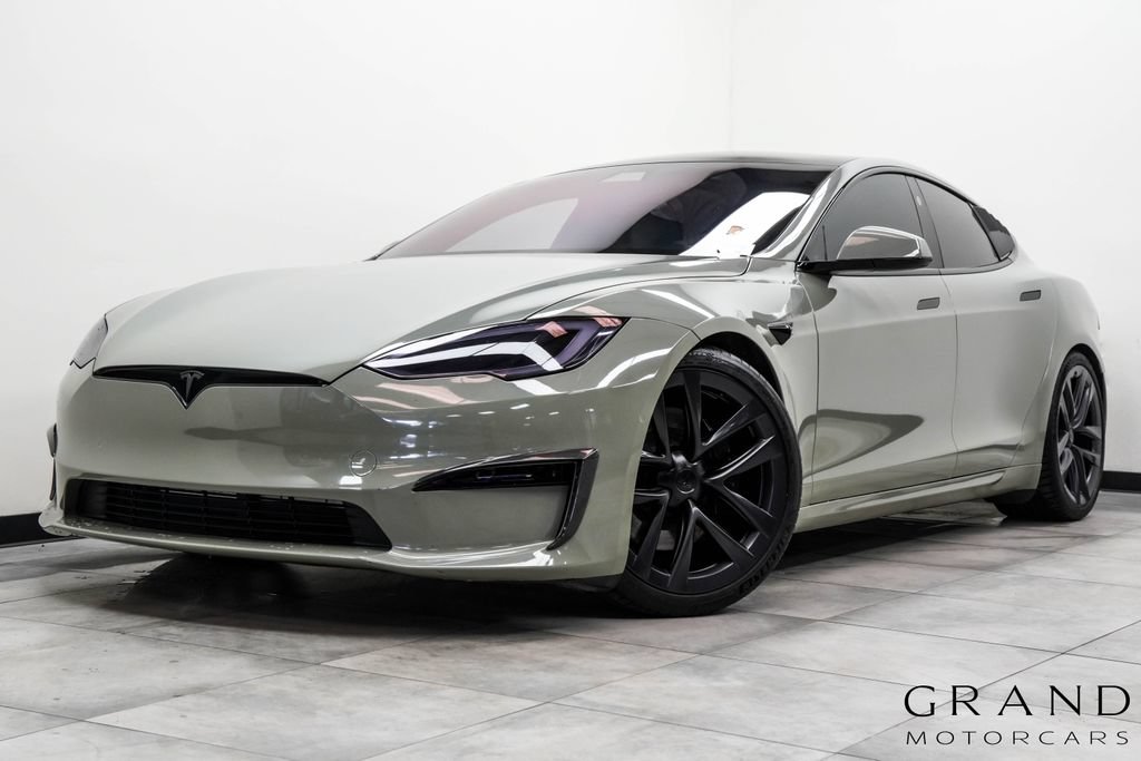 Used 2021 Tesla Model S Plaid AWD/4WD image 1