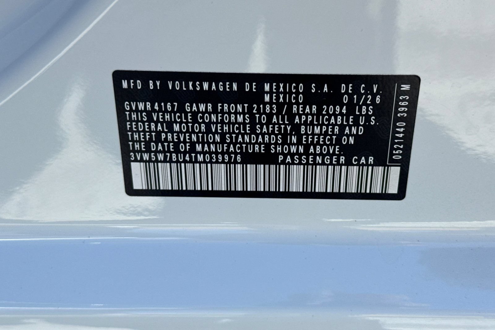 New 2026 Volkswagen Jetta S FWD image 25