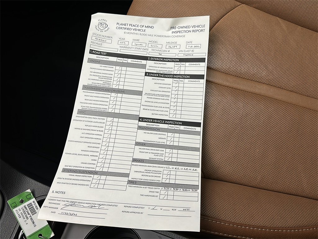 Used 2015 Hyundai Sonata Limited w/ Option Group 06 image 30