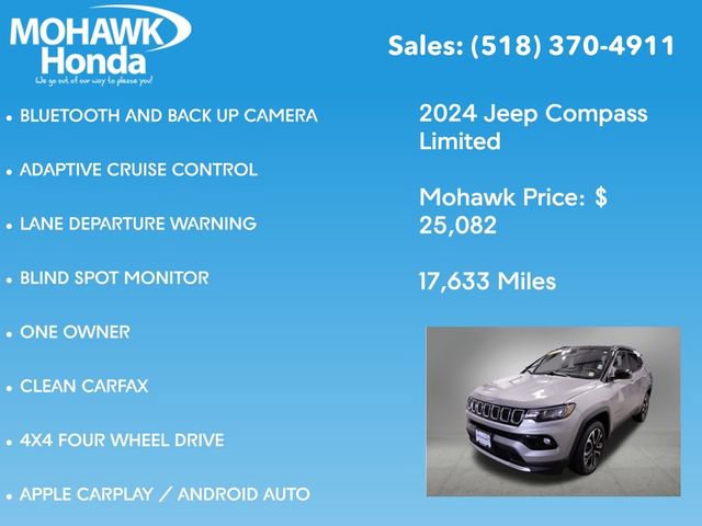 Used 2024 Jeep Compass Limited AWD/4WD image 7