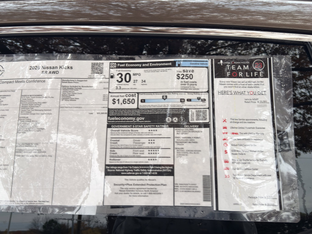 New 2026 Nissan Kicks SR w/ Cold Weather Package image 12