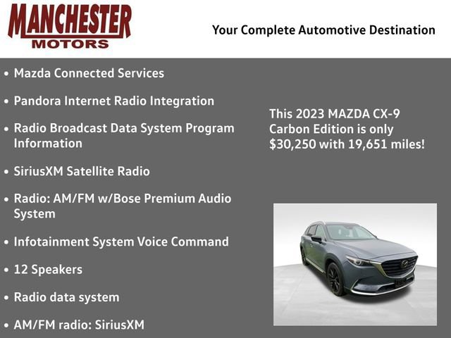 Used 2023 MAZDA CX-9 Carbon Edition image 2