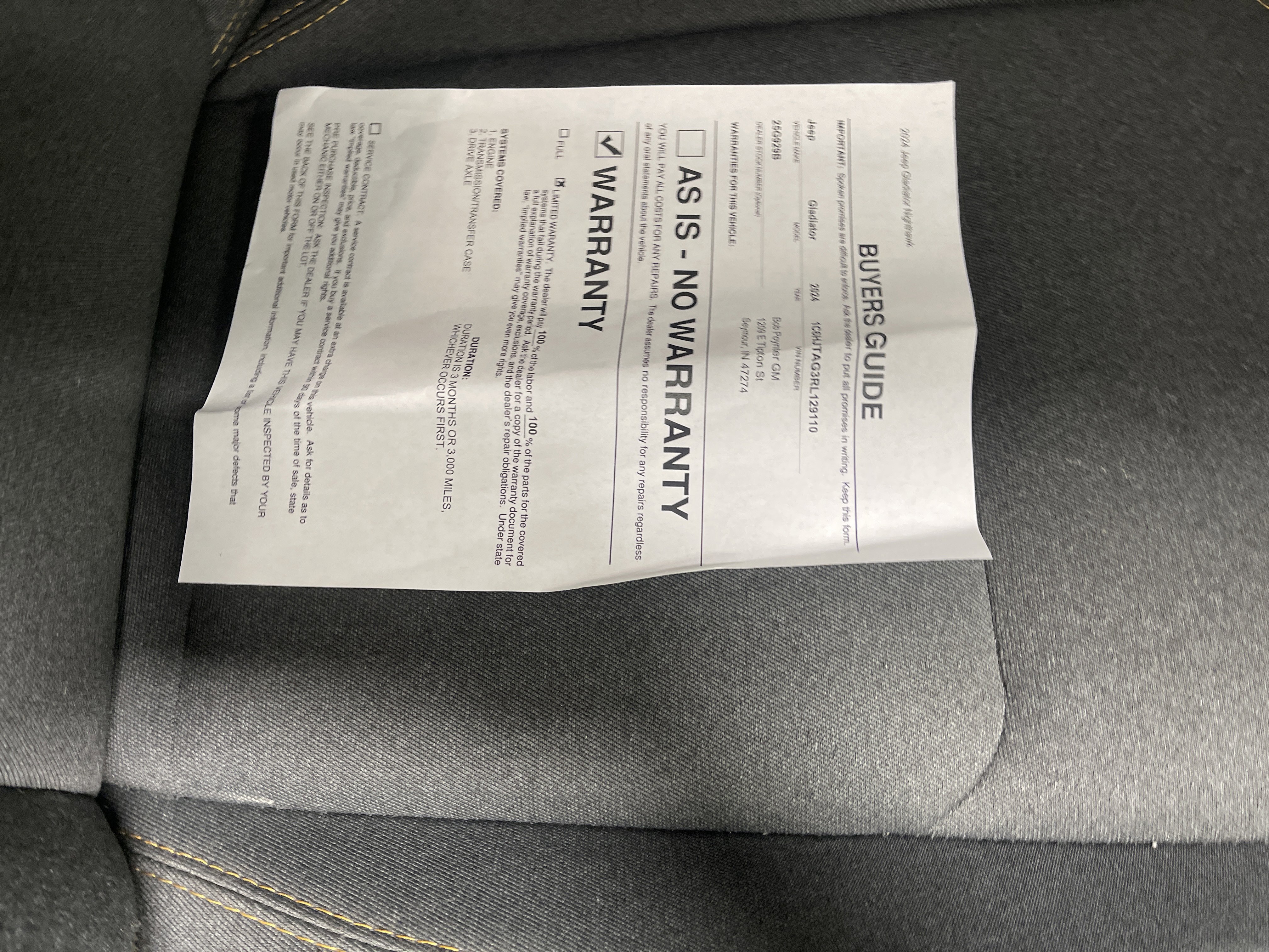 Used 2024 Jeep Gladiator Sport image 26