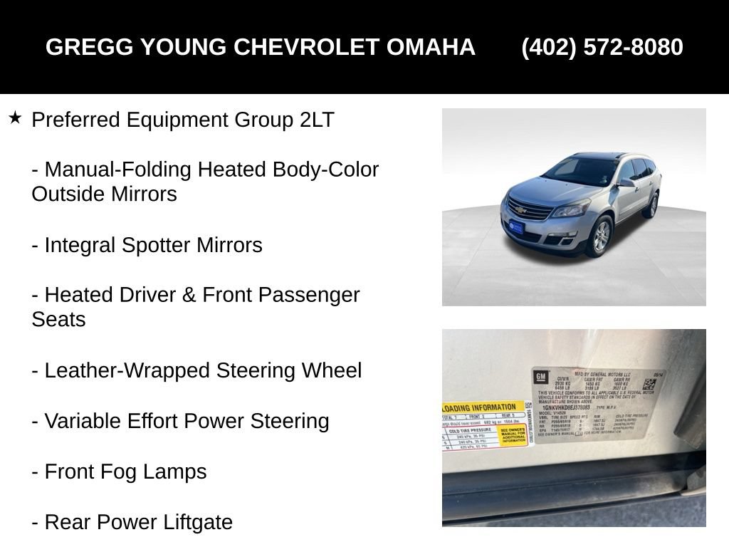 Used 2014 Chevrolet Traverse LT AWD/4WD image 13