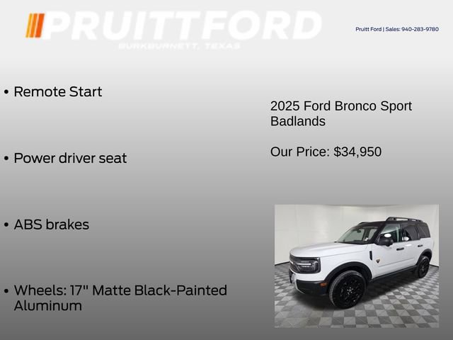 Used 2025 Ford Bronco Sport Badlands image 13