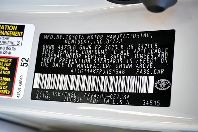 Used 2023 Toyota Camry SE FWD image 12