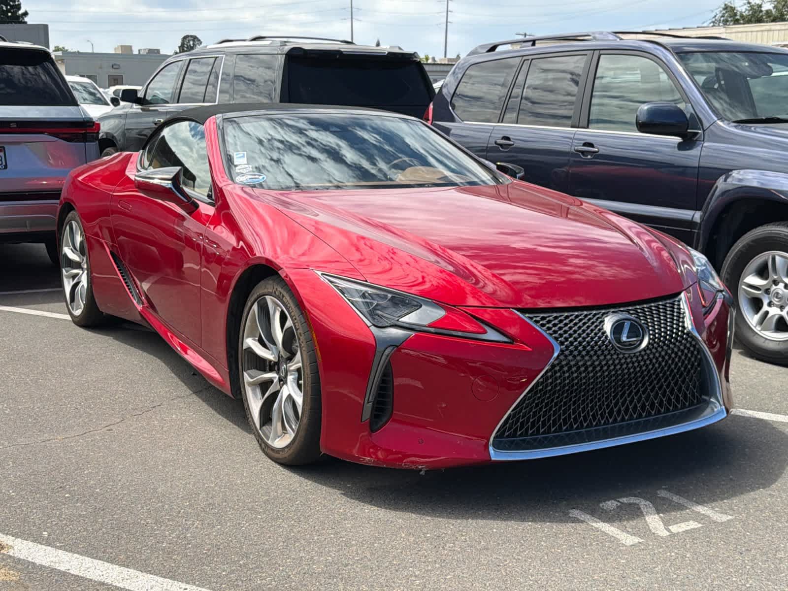 Certified 2021 Lexus LC 500 Convertible w/ Touring Package RWD image 3