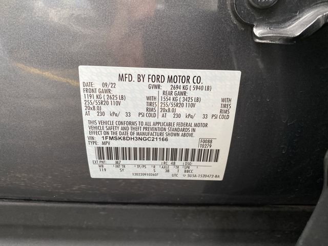 Certified 2022 Ford Explorer XLT w/ Equipment Group 202A image 37
