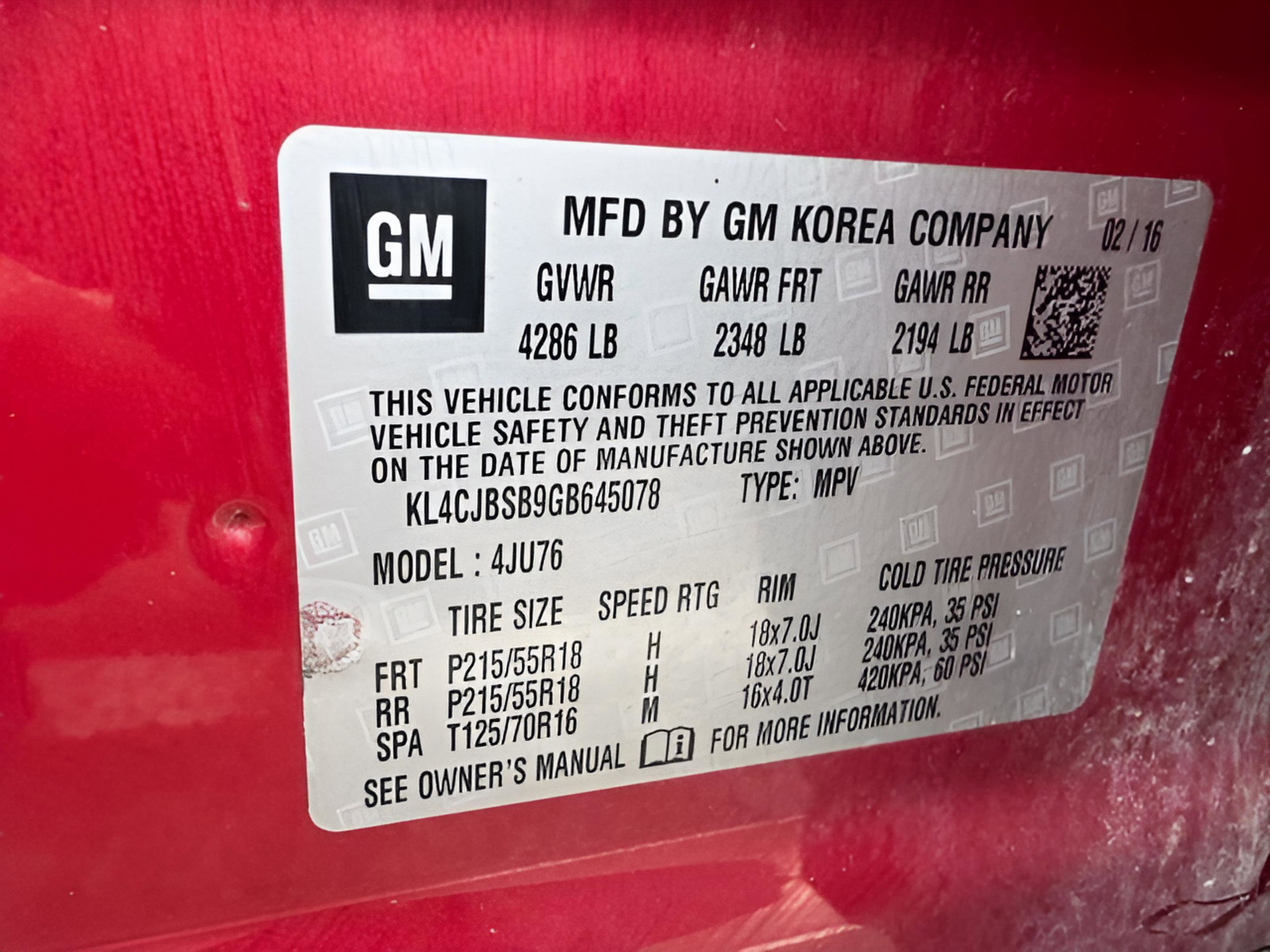Used 2016 Buick Encore Convenience FWD image 27