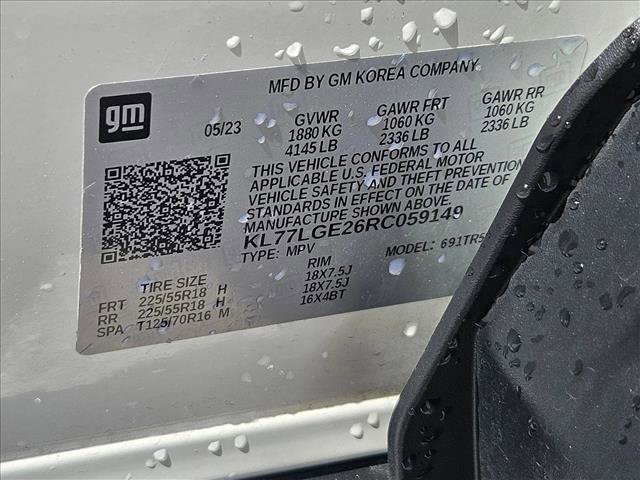 Used 2024 Chevrolet Trax RS w/ Sunroof Package image 15