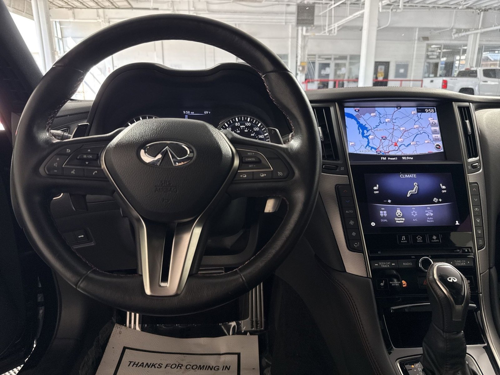 Used 2018 INFINITI Q50 Red Sport 400 w/ Sensory Package (Sport) AWD/4WD image 16