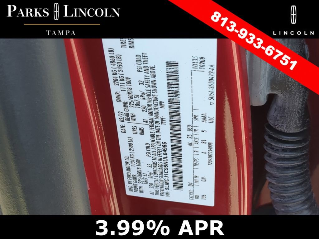 Certified 2022 Lincoln Corsair FWD w/ Equipment Group 101A image 35