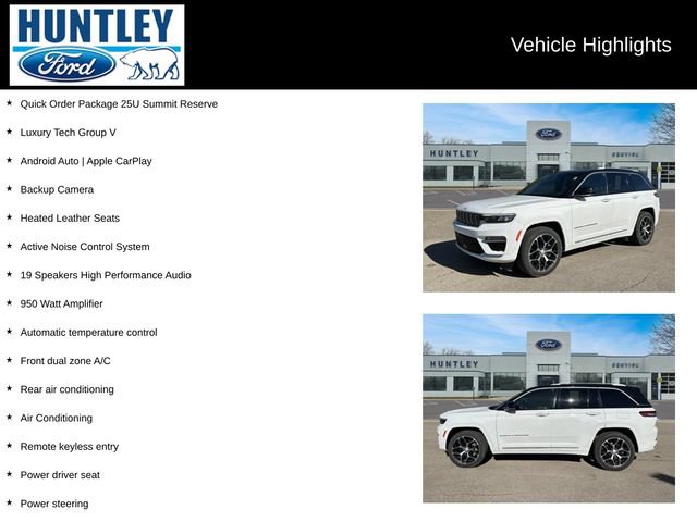 Used 2022 Jeep Grand Cherokee Summit AWD/4WD image 2