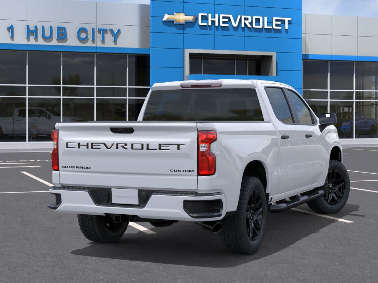 New 2026 Chevrolet Silverado 1500 Custom w/ Turbomax Blackout Package RWD image 4