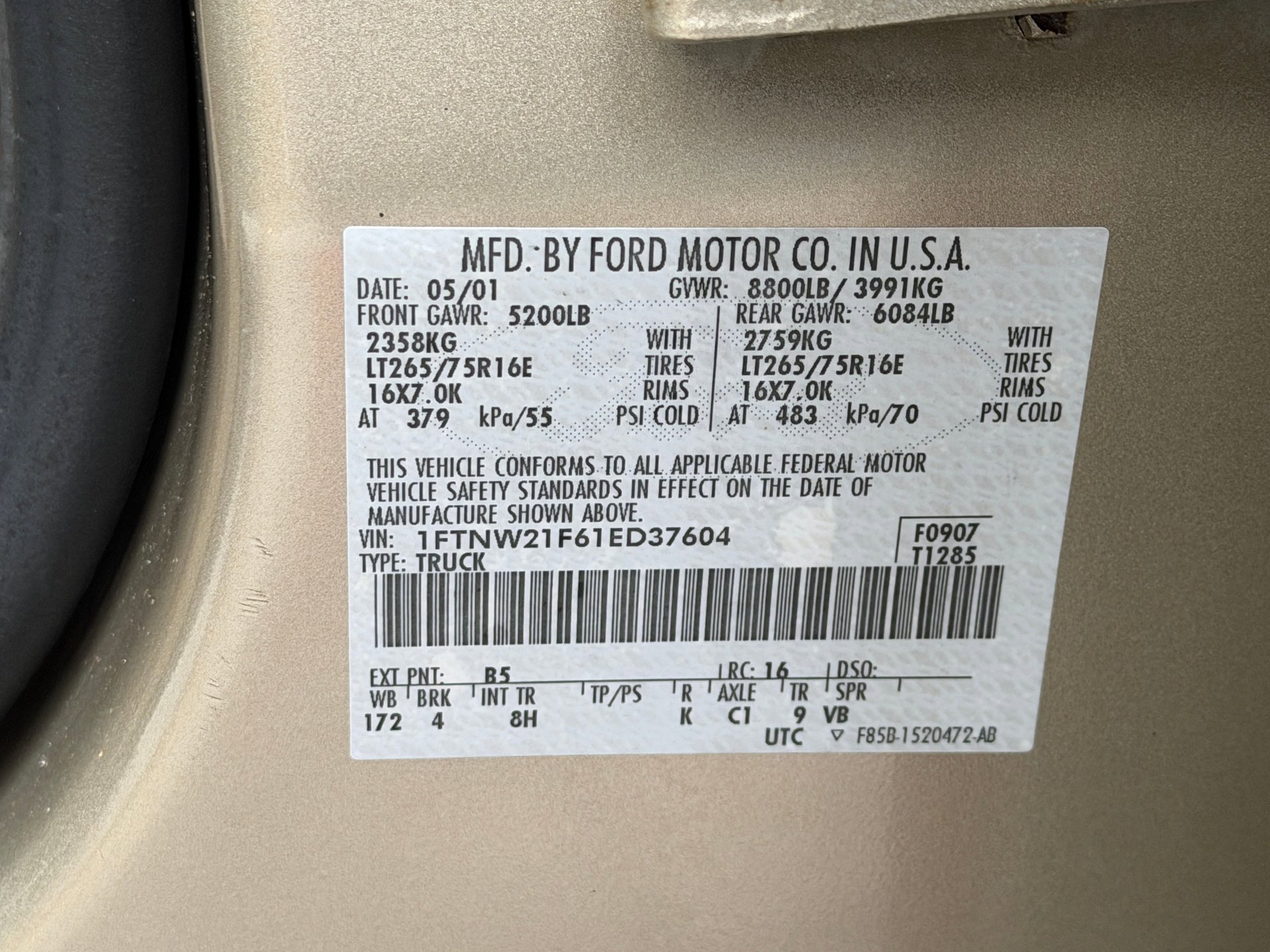 Used 2001 Ford F250 XL image 20