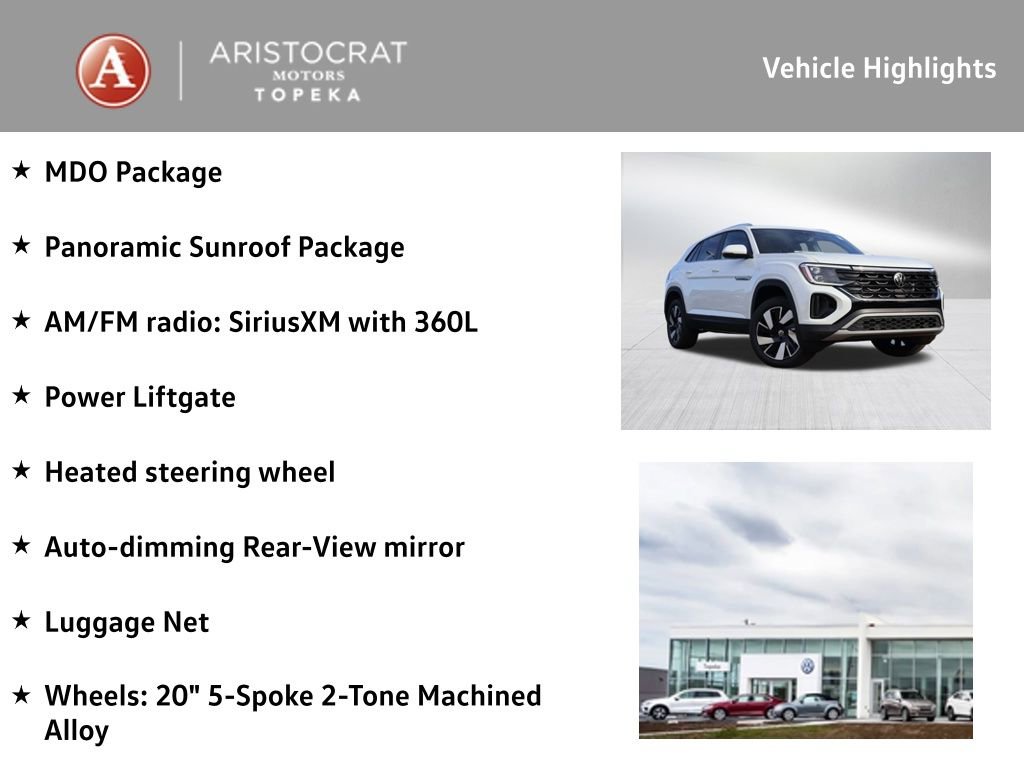 New 2026 Volkswagen Atlas Cross Sport SE image 2