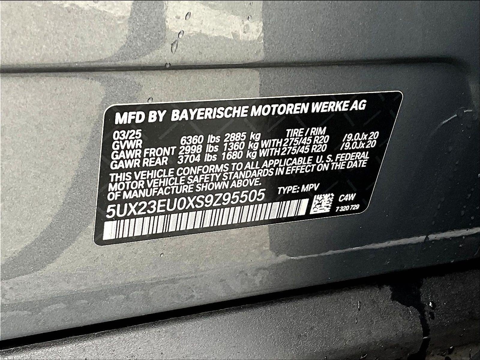 Used 2025 BMW X5 xDrive40i w/ Parking Assistance Package AWD/4WD image 21