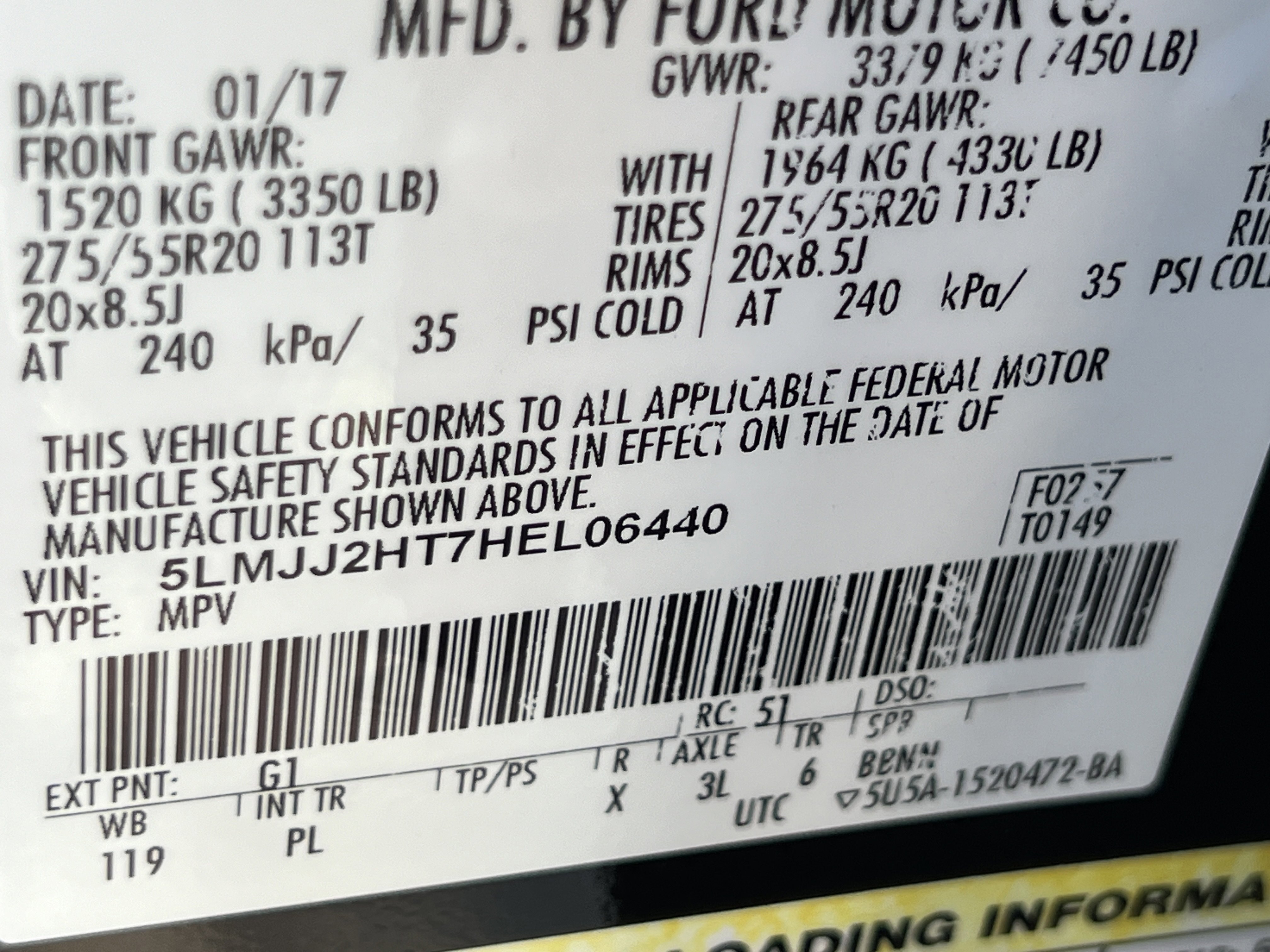 Used 2017 Lincoln Navigator Select image 37