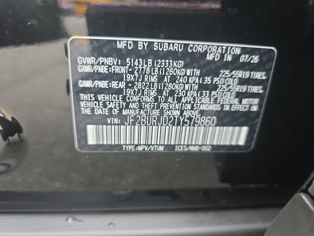 New 2026 Subaru Outback Touring XT AWD/4WD image 25