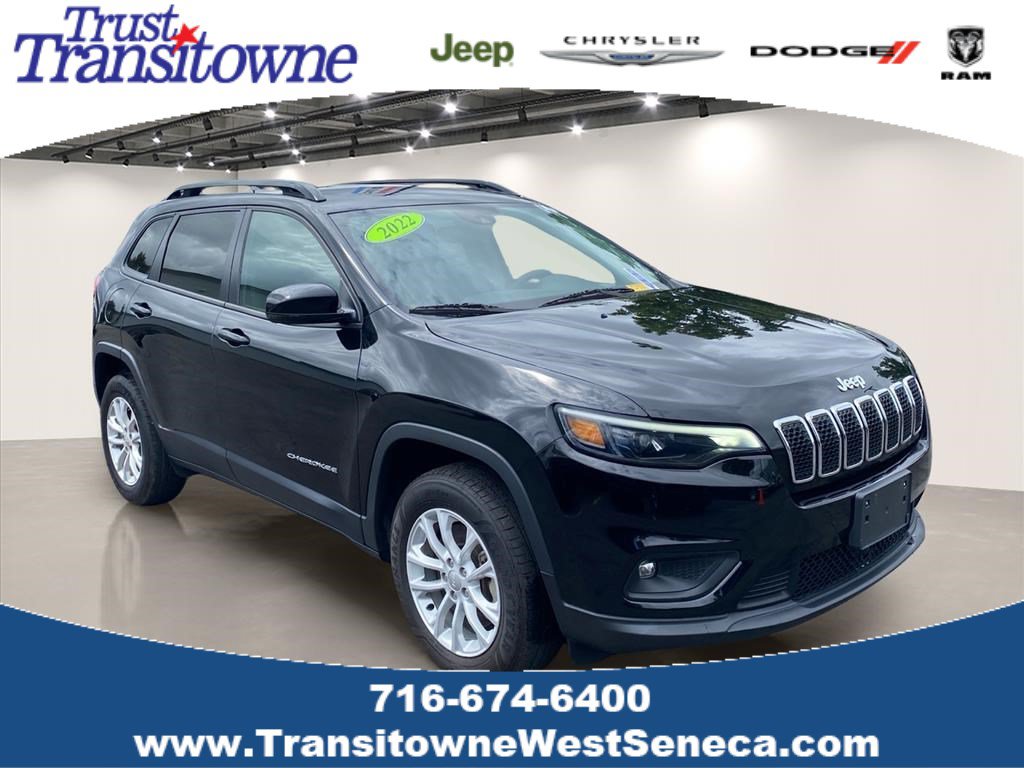 Used 2022 Jeep Cherokee Latitude Lux w/ Sun & Sound Group AWD/4WD image 1