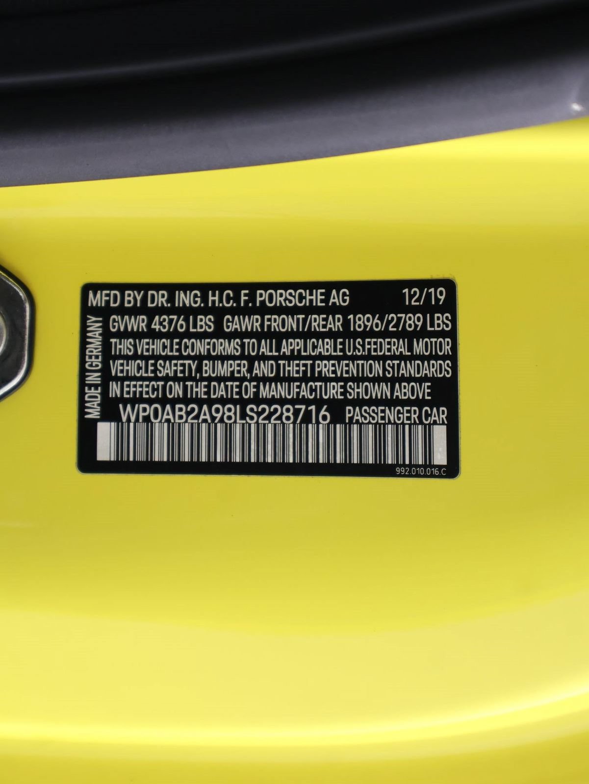 Certified 2020 Porsche 911 Carrera S RWD image 19