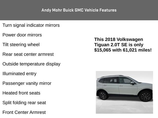 Used 2018 Volkswagen Tiguan SE w/ Panoramic Sunroof Package image 15