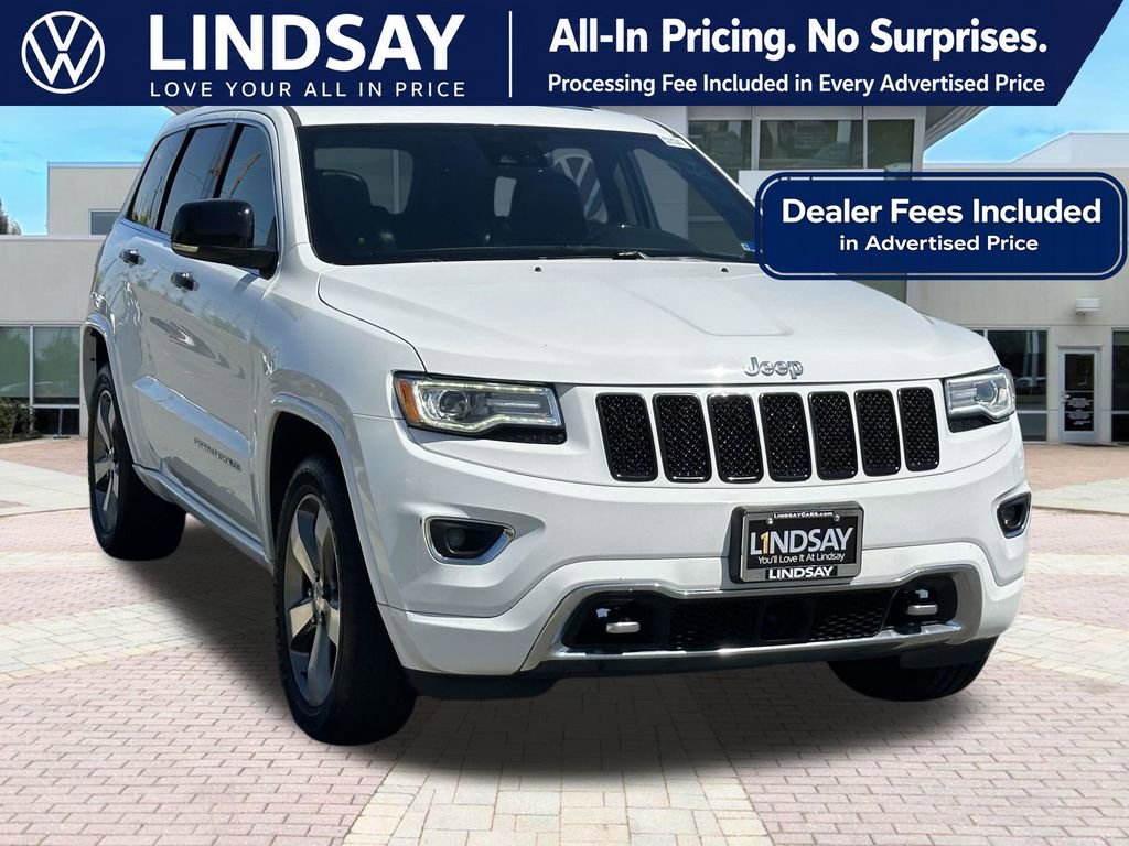 Used 2016 Jeep Grand Cherokee Overland w/ Advanced Technology Group AWD/4WD image 1